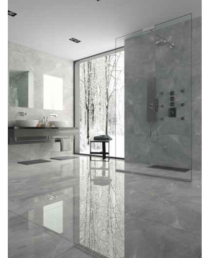 Pulpis Grey Polished 24x48 Porcelain Tile